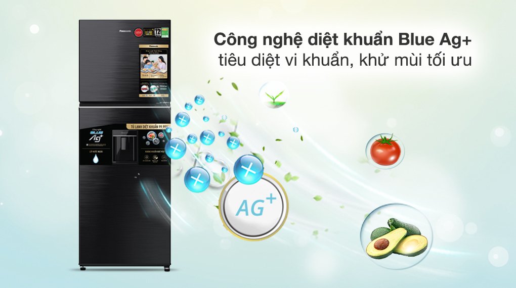 tủ lạnh panasonic inverter 326 lít nr-tl351gvkv