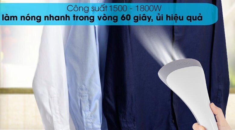 bàn ủi hơi nước đứng philips gc487 1800w