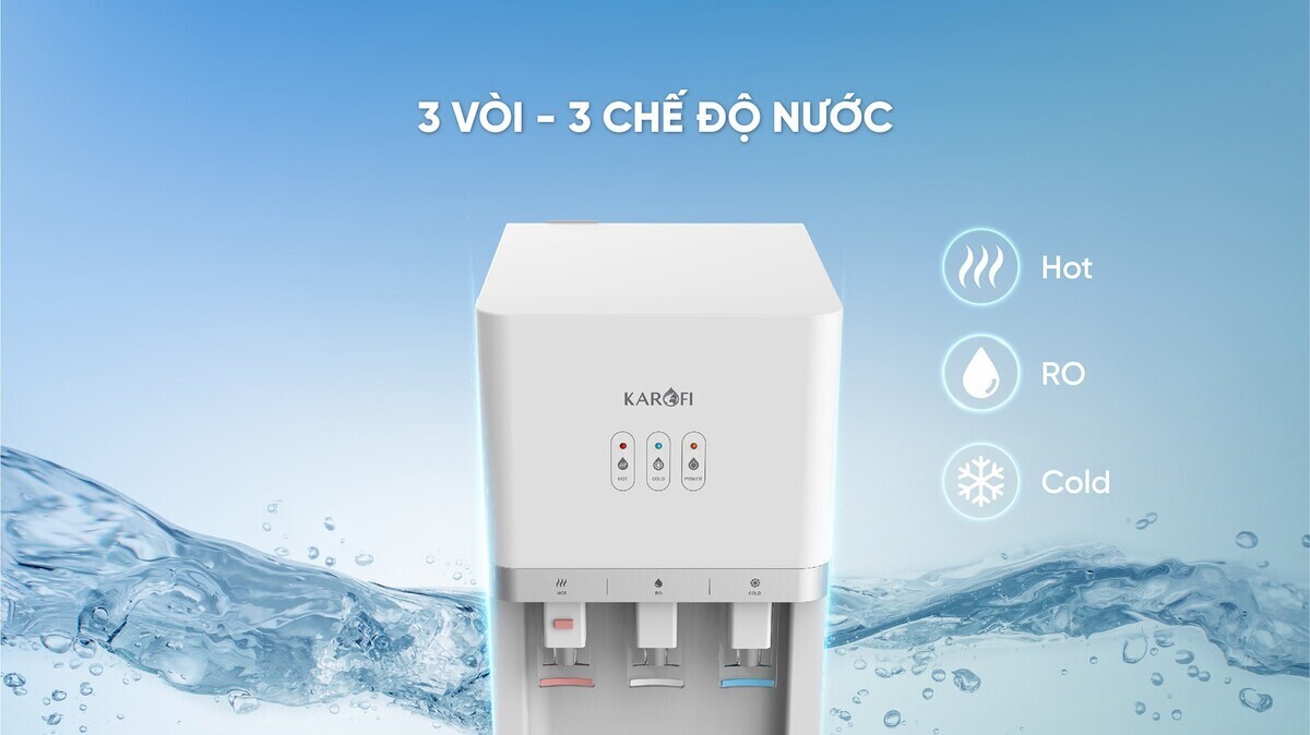 cây nước nóng lạnh karofi hcv206