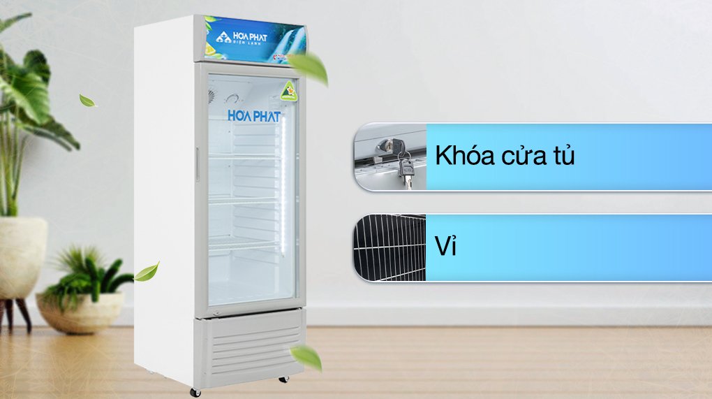 tủ mát hòa phát 195 lít hsc 550f1r1