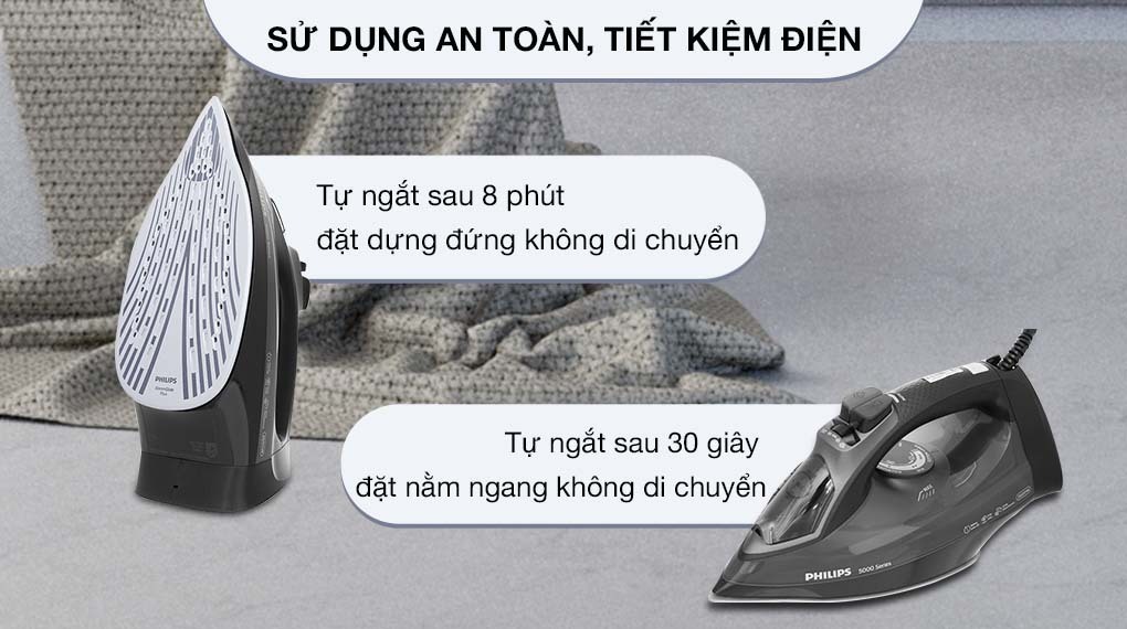bàn ủi hơi nước philips dst5040/80 2600w