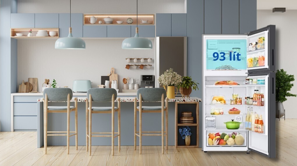 tủ lạnh samsung inverter 385 lít bespoke rt38cb668412sv