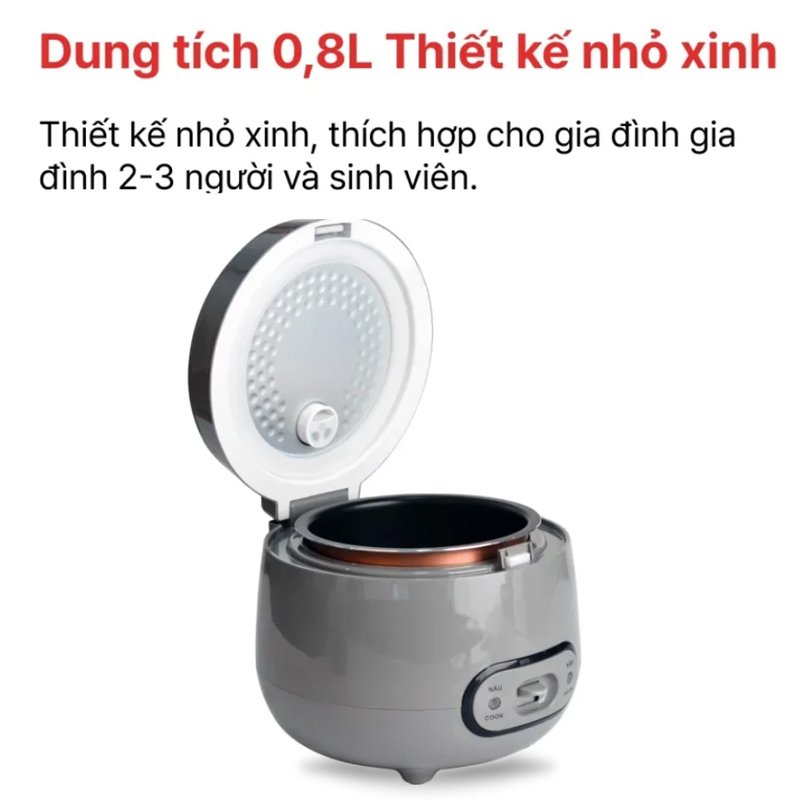 nồi cơm nắp gài happy cook hcj-080g