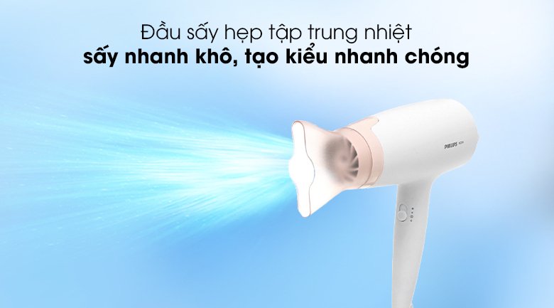 máy sấy tóc 1600w philips bhd300/10