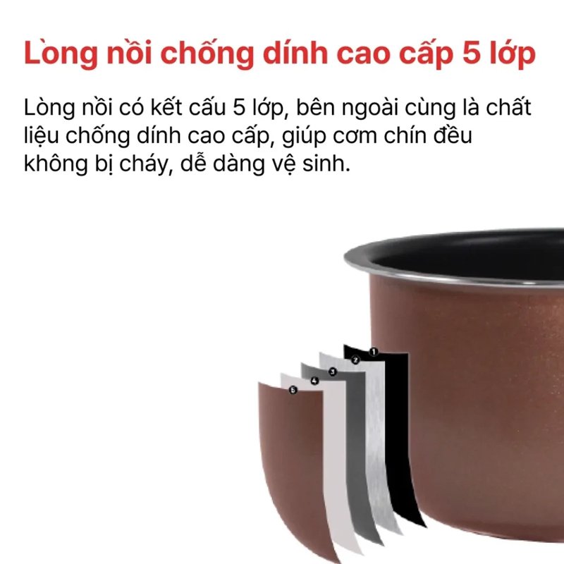 nồi cơm nắp gài happy cook hcj-080g