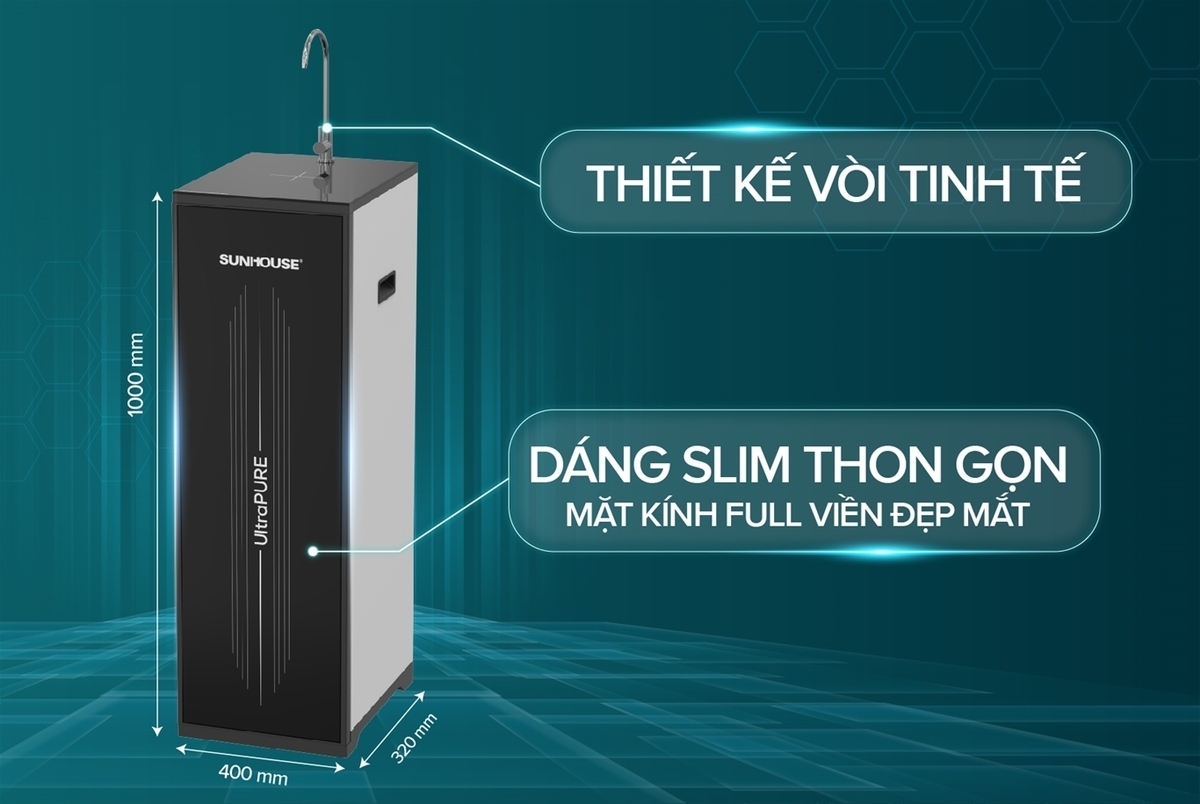máy lọc nước ro ultrapure sunhouse sha8692k