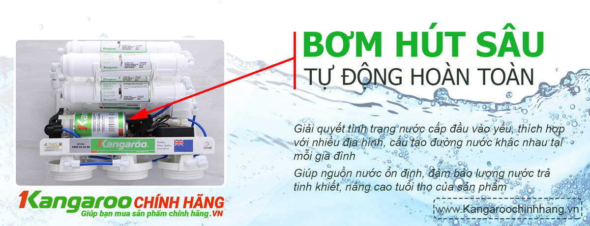 máy lọc nước kangaroo hydrogen kg100hg vtu