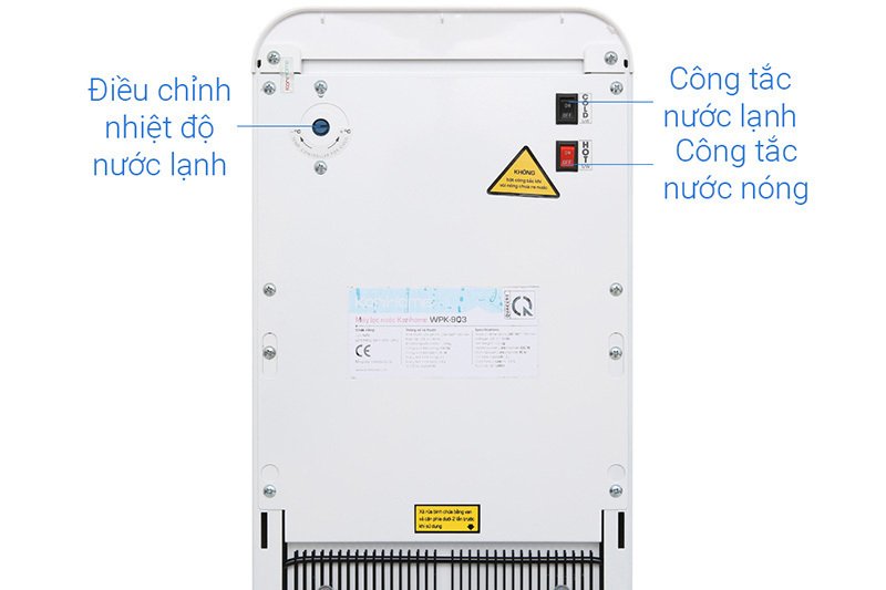 máy lọc nước ro nóng lạnh korihome wpk-903 7 lõi