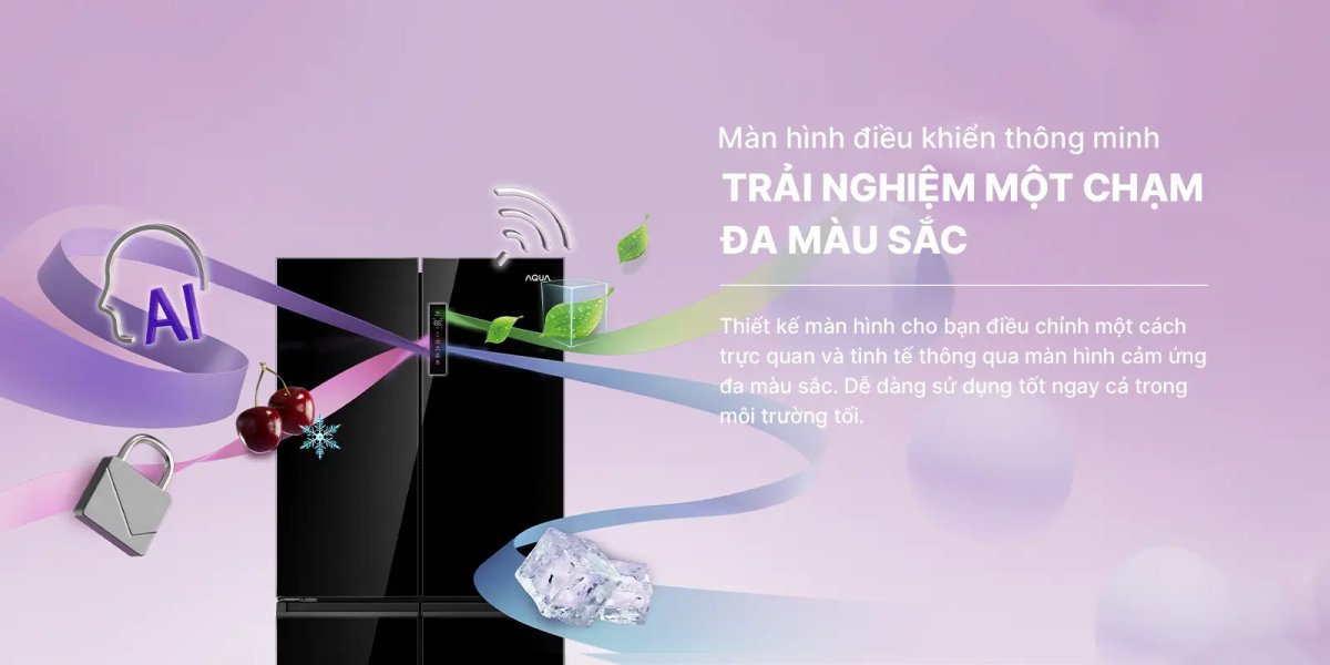 tủ lạnh aqua inverter 660 lít aqr-m727xa(gb)u1