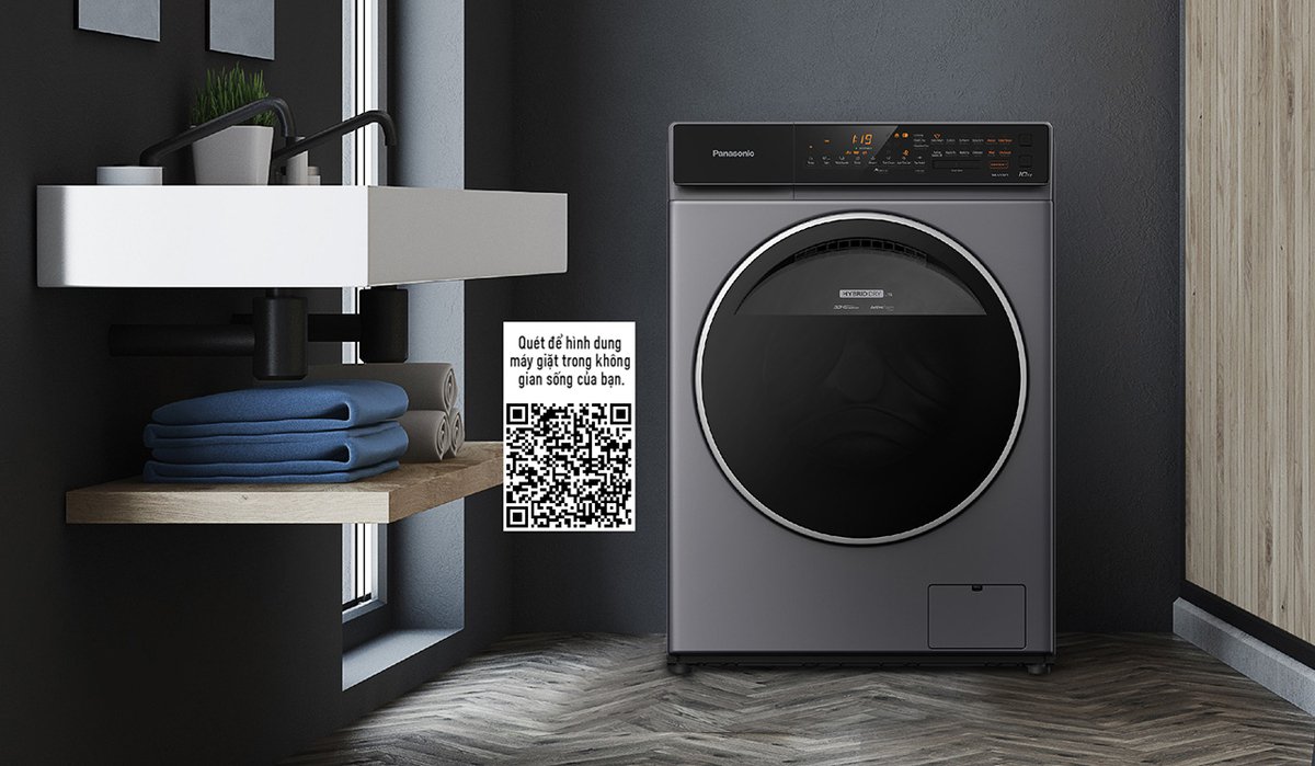 máy giặt sấy panasonic na-v10fc1lvt