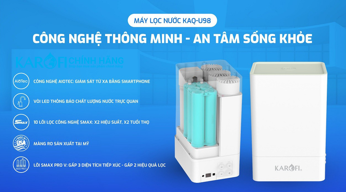 máy lọc nước karofi kaq-u98