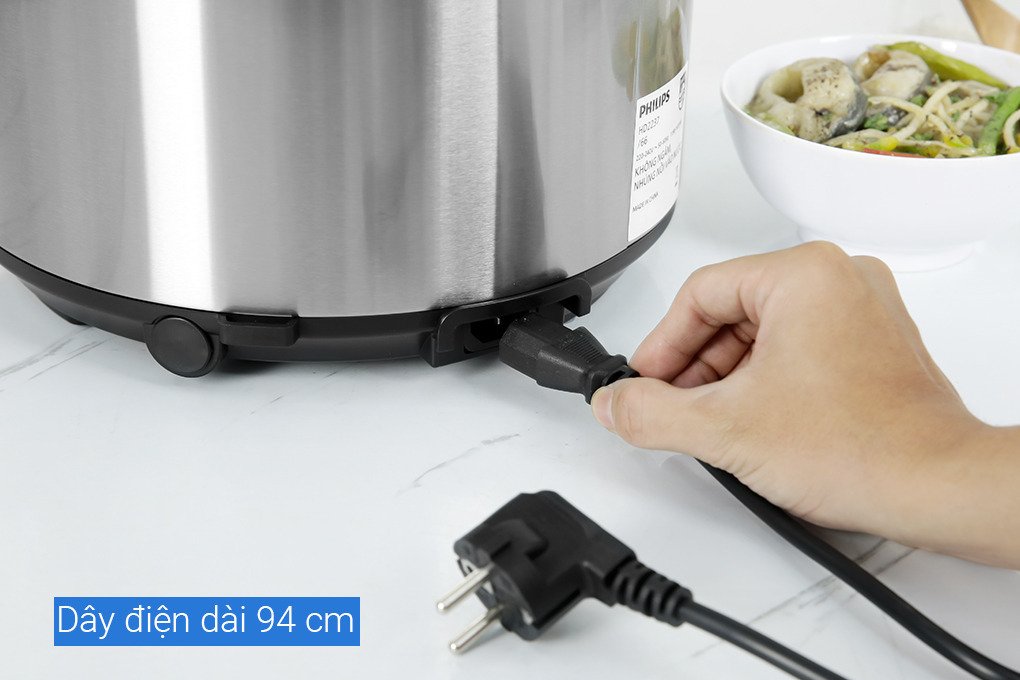nồi áp suất điện philips hd2237/66 6 lít