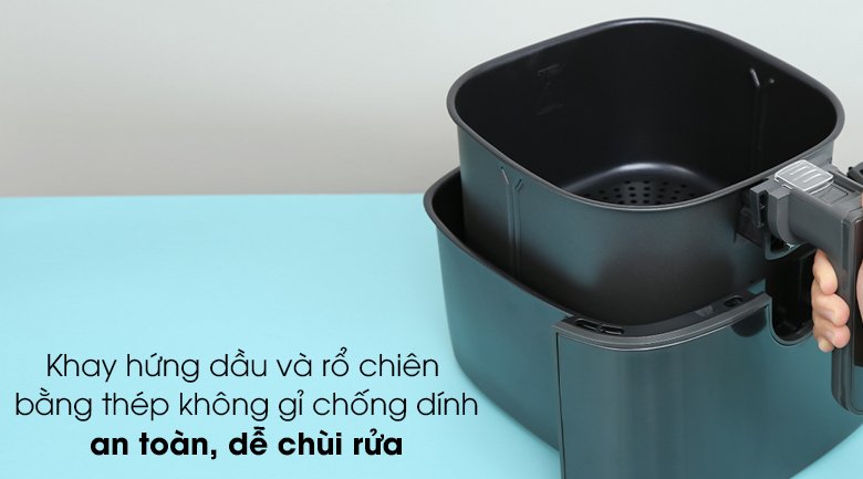 nồi chiên không dầu electrolux e6af1-520k 5 lít