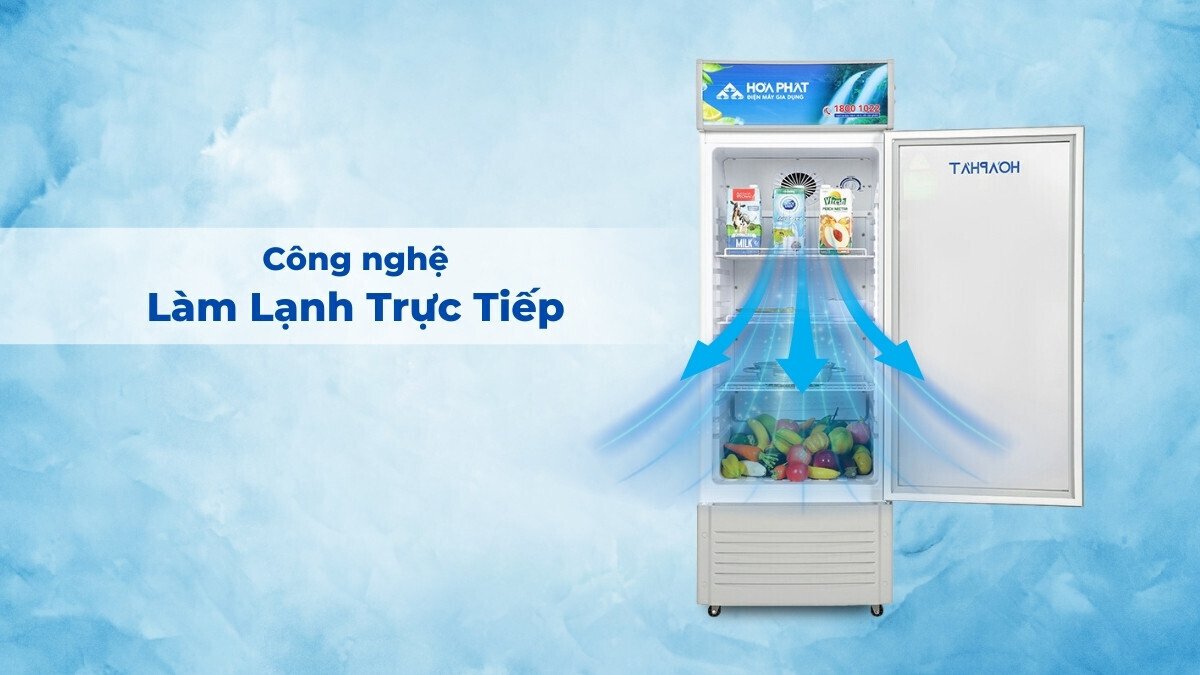 tủ mát hoà phát 195 lít hsr s6195