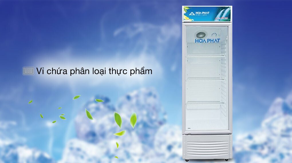 tủ mát hòa phát 242 lít hsc 600f1r1