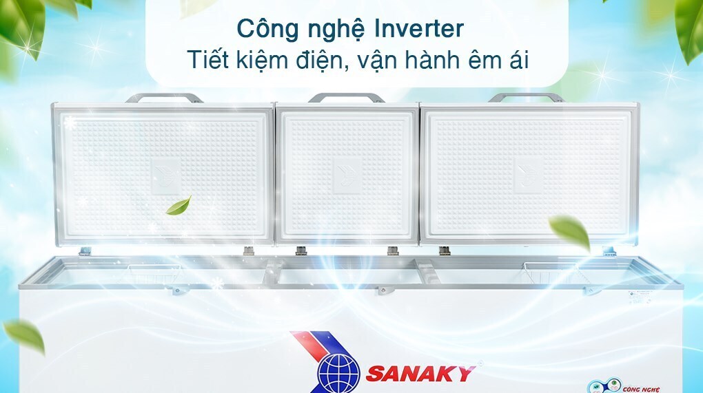 tủ đông sanaky inverter 900 lít vh-1199hy3