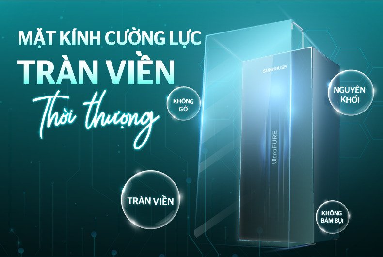 máy lọc nước ro ultrapure 8 lõi sunhouse sha8895kl