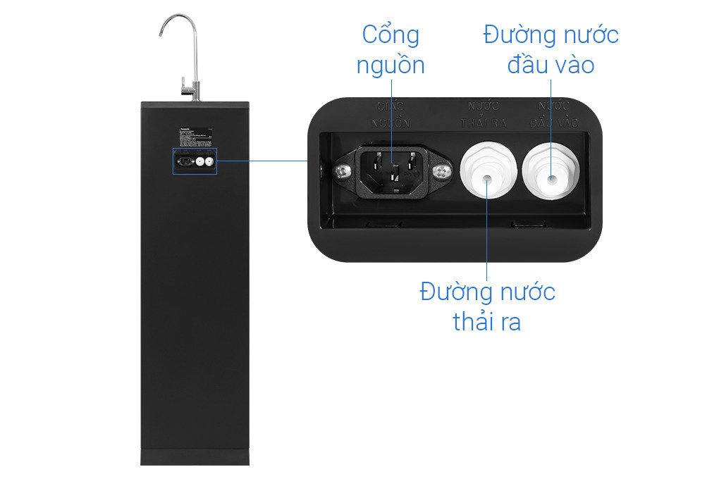 máy lọc nước ro panasonic tk-ca811k-vn 6 lõi