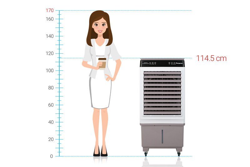 quạt điều hoà kangaroo kg50f79