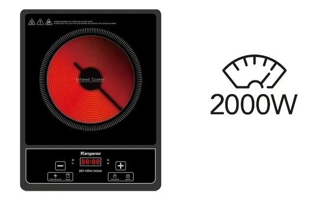 bếp hồng ngoại đơn kangaroo kg 20ifp1