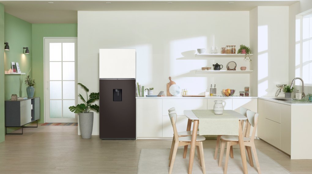 tủ lạnh samsung inverter 382 lít bespoke rt38cb6784c3sv