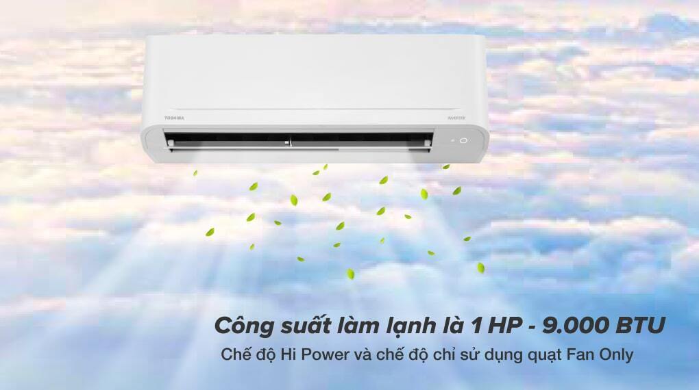 máy lạnh toshiba inverter 1 hp ras-h10s4kcvg-v