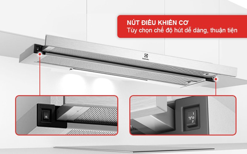 máy hút mùi âm tủ 90cm electrolux ecp9541x