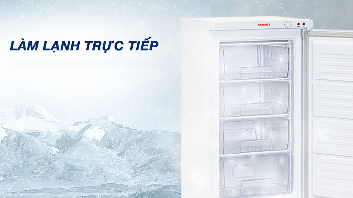 tủ đông sanaky 118 lít vh-160vd