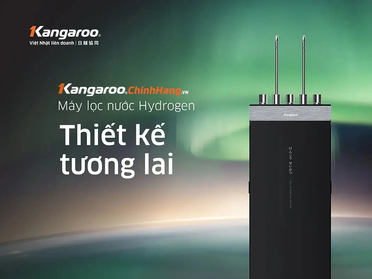 máy lọc nước kangaroo hydrogen nóng lạnh kg11a16 - mẫu 2024