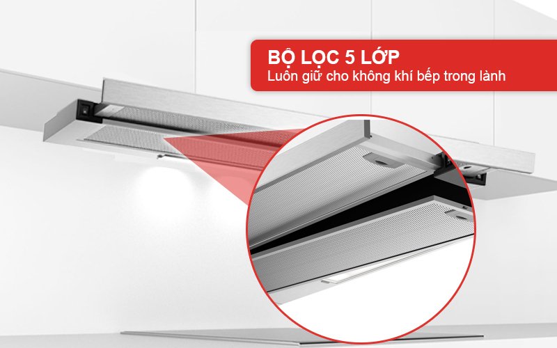 máy hút mùi âm tủ 90cm electrolux ecp9541x