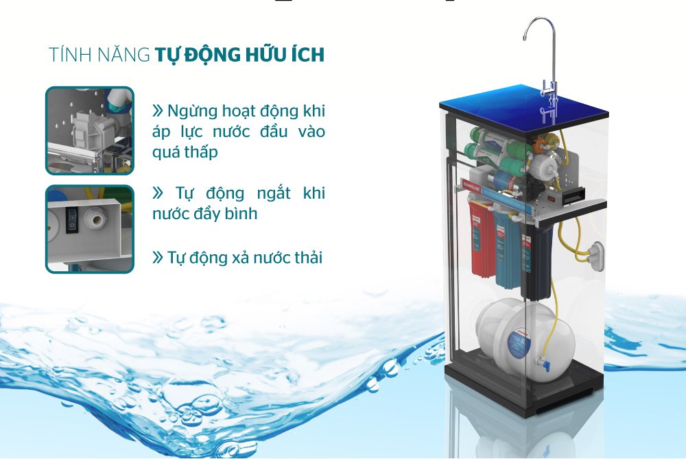 máy lọc nước r.o 9 lõi sunhouse sha8859k