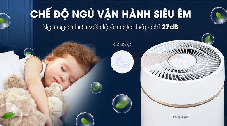 máy lọc không khí gree gcf350asna 25w