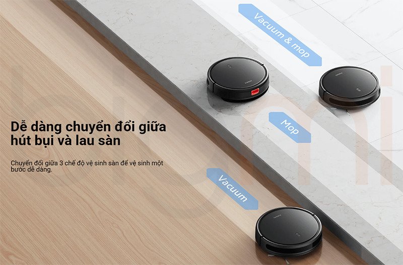 robot hút bụi lau nhà xiaomi vacuum e10c