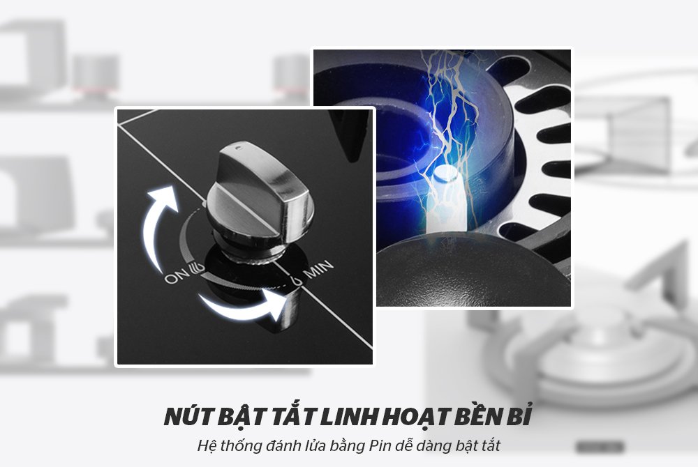 bếp gas âm kính sunhouse mama mmb6632