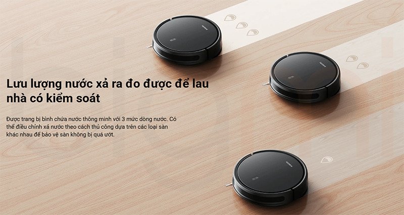 robot hút bụi lau nhà xiaomi vacuum e10c