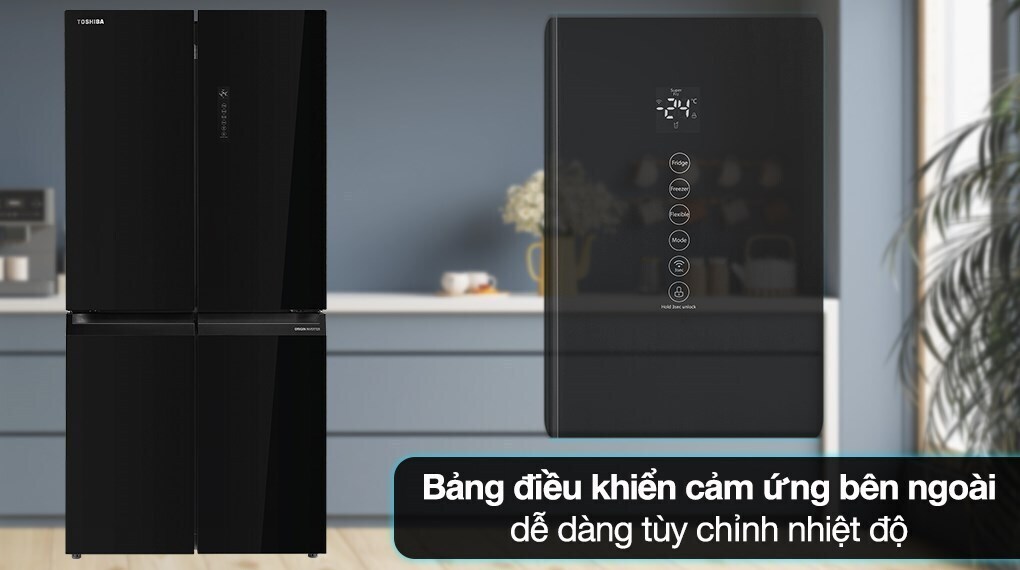 tủ lạnh toshiba inverter 474 lít multi door gr-rf611wi-pgv(22)-xk