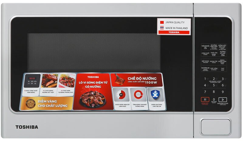 lò vi sóng có nướng toshiba er-sgs34(s1)vn 34 lít
