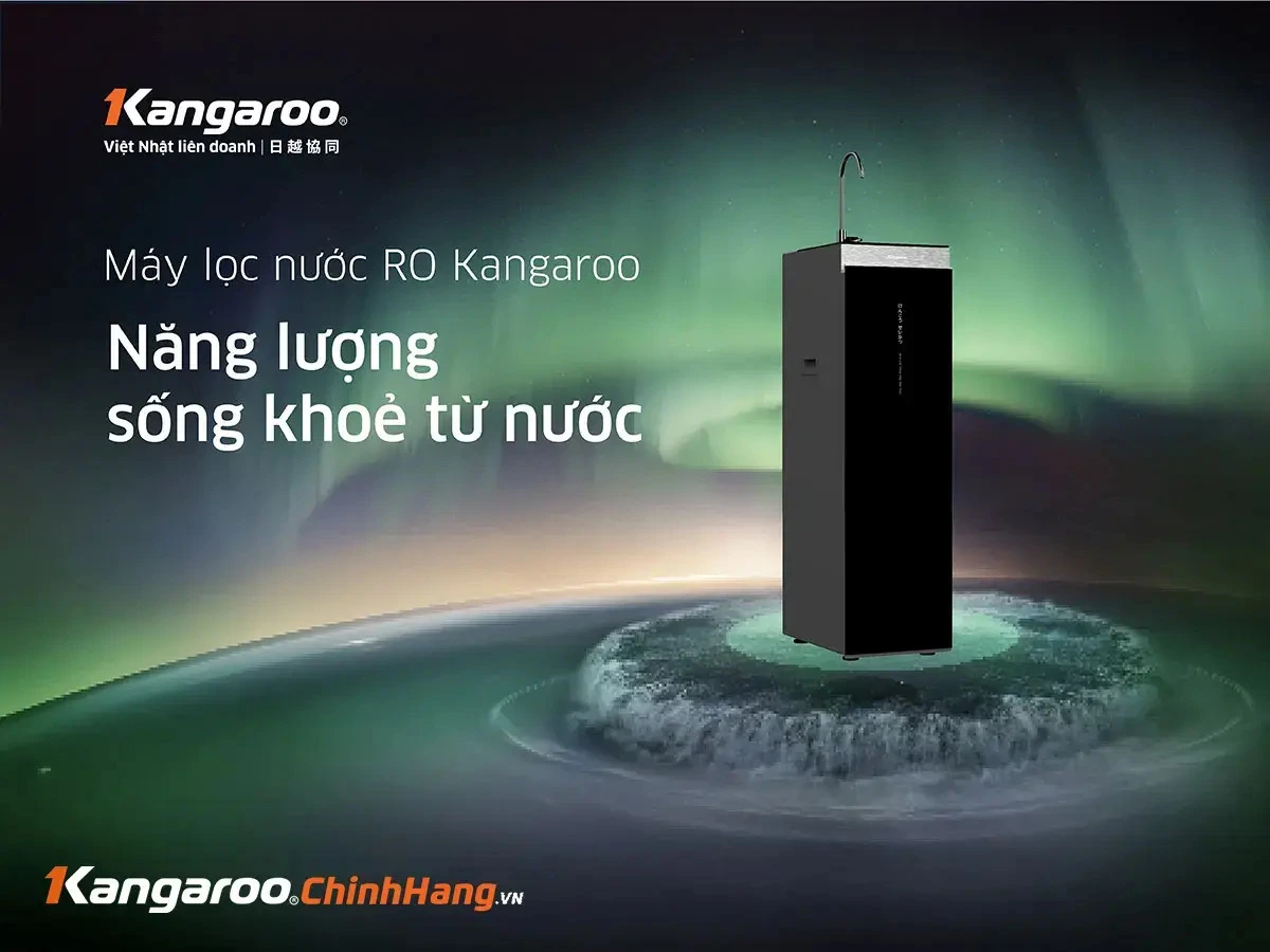 máy lọc nước kangaroo kg100n - 11 lõi - mẫu mới 2024
