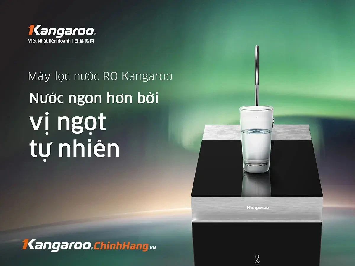 máy lọc nước kangaroo kg100n - 11 lõi - mẫu mới 2024