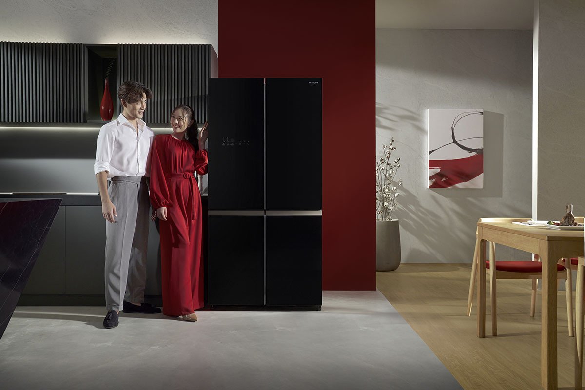 tủ lạnh hitachi inverter 569 lít r-wb640vgv0 gbk