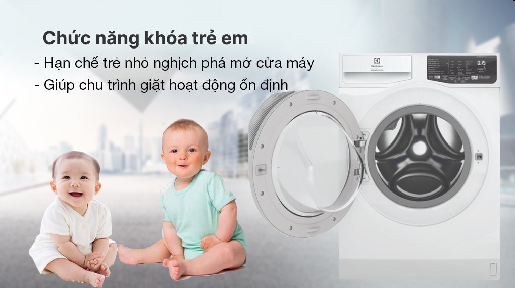 máy giặt electrolux ultimatecare 100 inverter 9 kg ewf9025dqwb