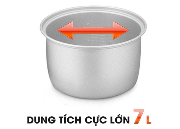 nồi cơm điện sharp ksh-d77v 7.0 lít