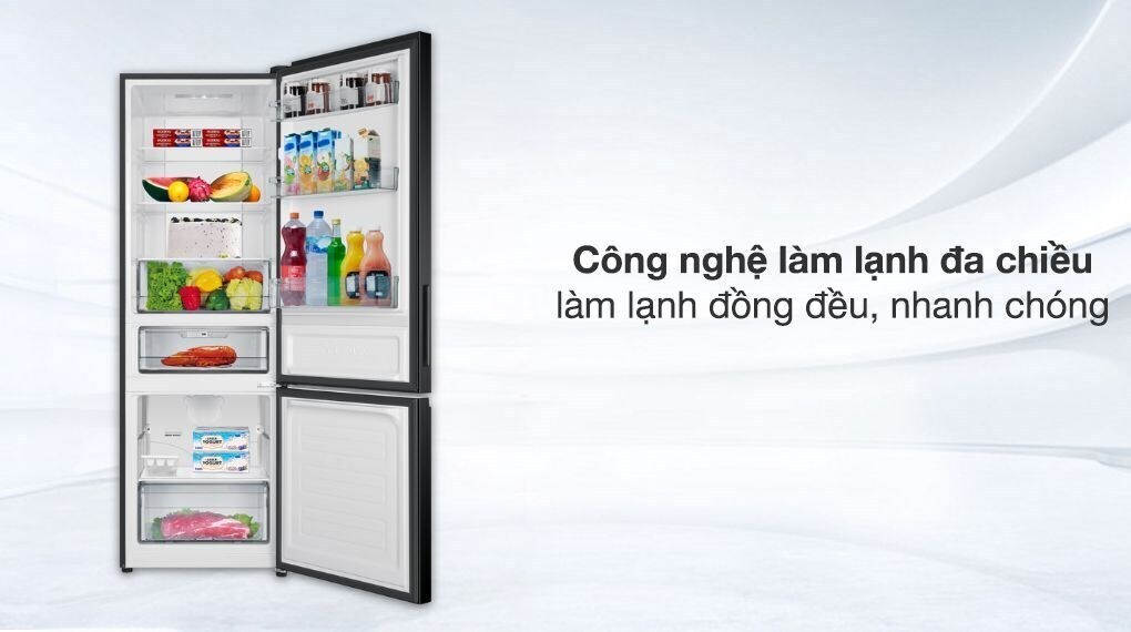 tủ lạnh aqua inverter 292 lít aqr-b360ma(slb)