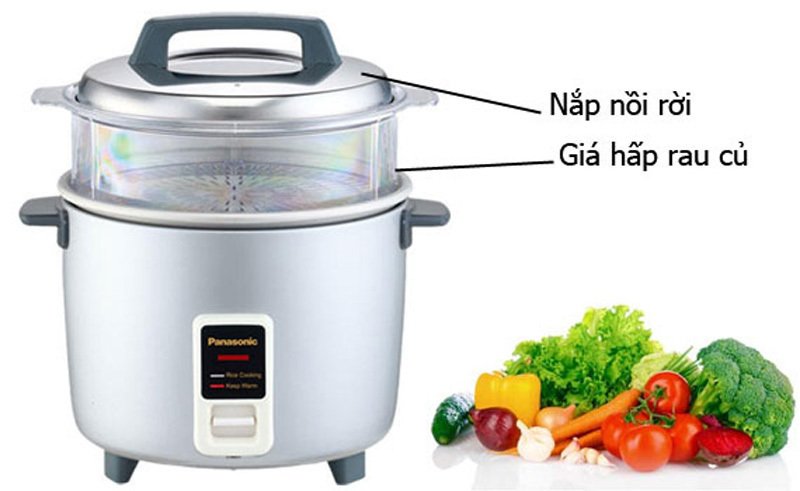 nồi cơm điện panasonic 1.8 lít sr-w18gslra