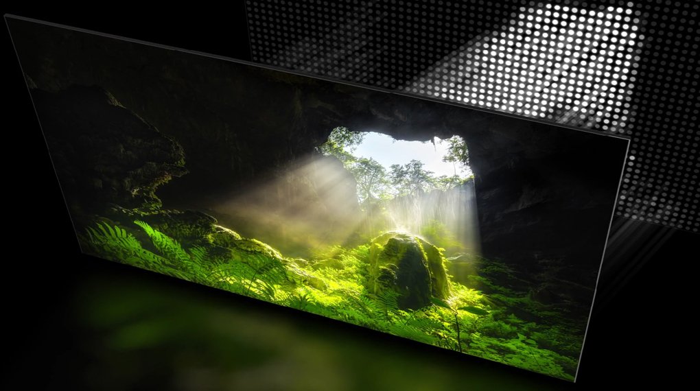 google tv qd-mini led tcl 4k 85 inch 85c755