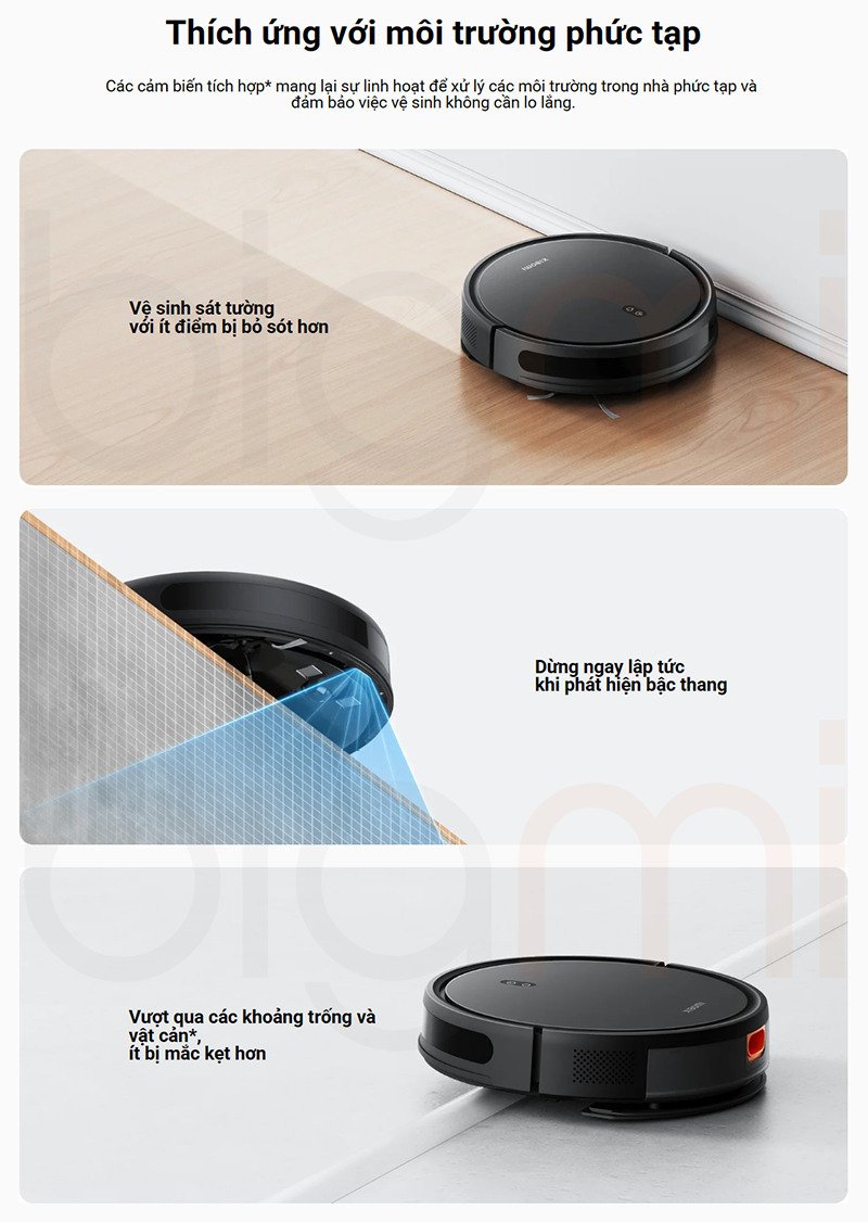 robot hút bụi lau nhà xiaomi vacuum e10c