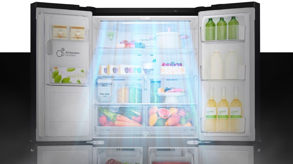 tủ lạnh lg inverter 494 lít multi door gr-d22mbi