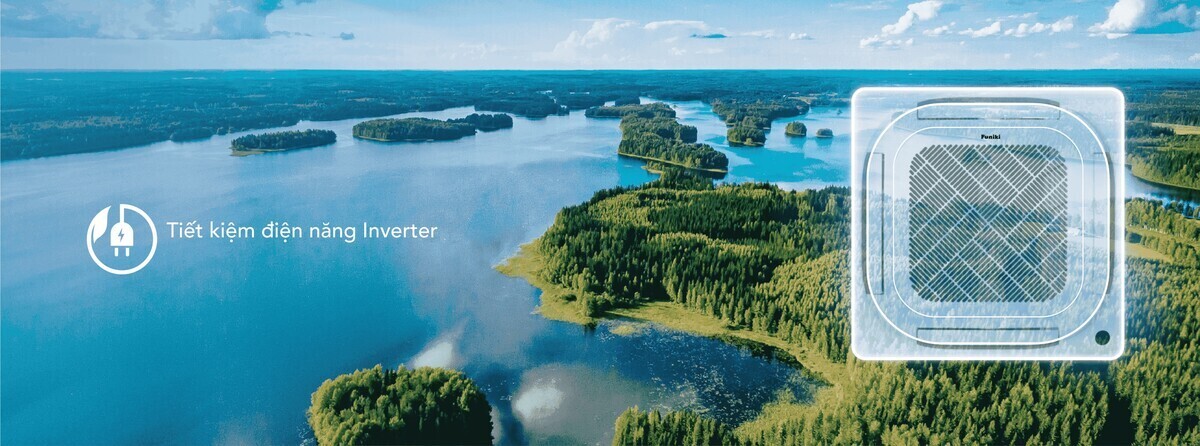 máy lạnh âm trần funiki 50000btu 1 chiều inverter cic50mmc