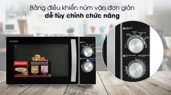 lò vi sóng cơ sharp 23 lít r-31a2vn-s