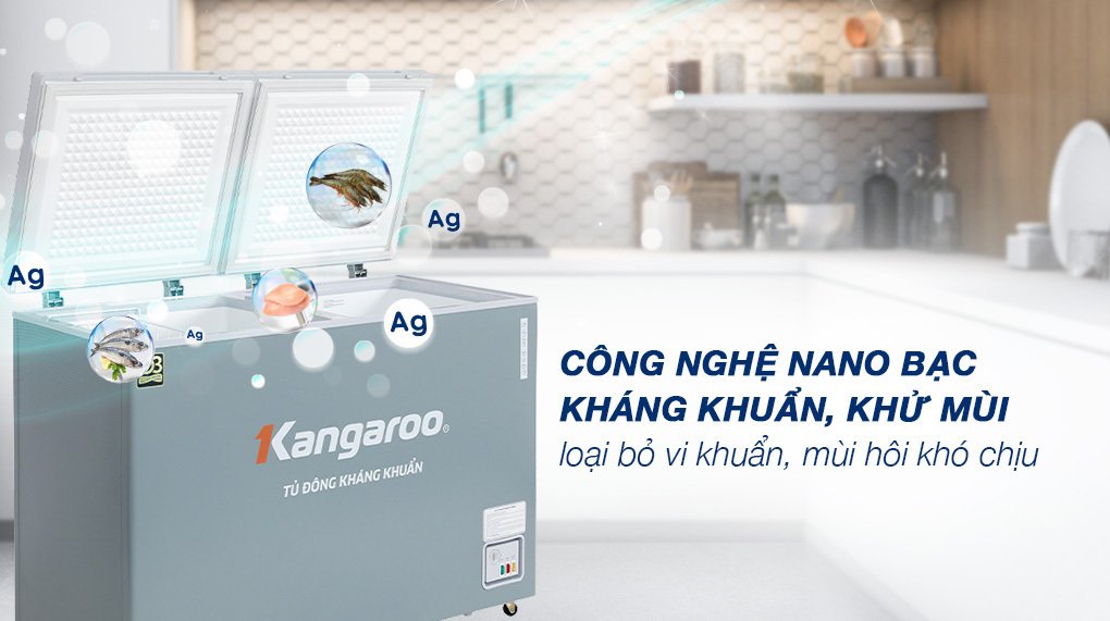 tủ đông kangaroo 252 lít kgfz312nk2